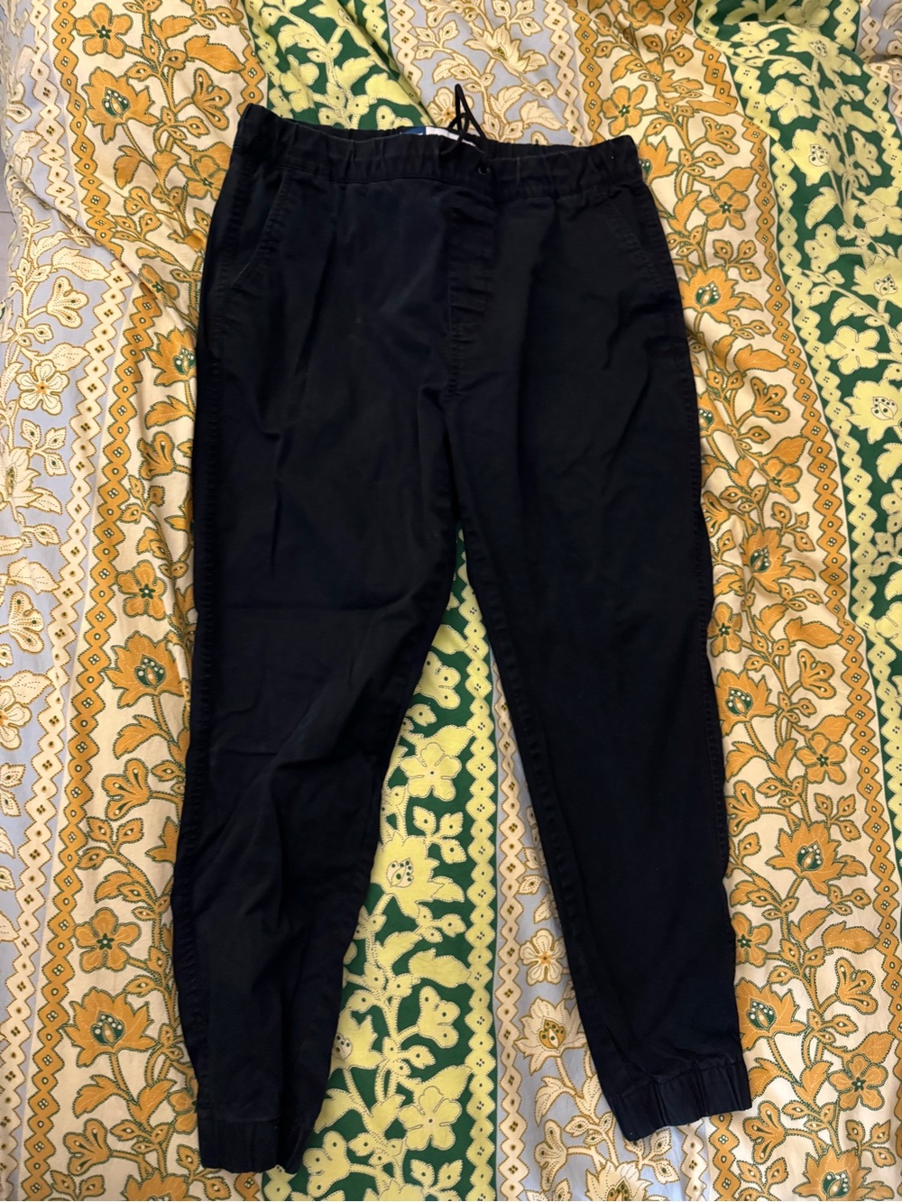Black Joggers Pants Large